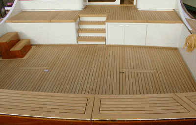 Platte für Bootsdeck-Beläge - Ginnacle Import-Export Pte. Ltd. - Teakholz