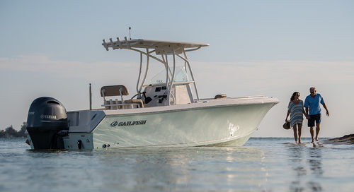 Außenborder-Konsolenboot - 220 CC - SouthWind - mit Mittelkonsole / Sportfischer / max. 8 Personen