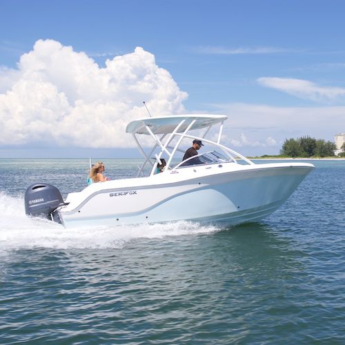 Außenborder-Runabout - 226 TRAVELER - Sea Fox Boats - Bowrider / mit Doppelkonsole / Sportfischer