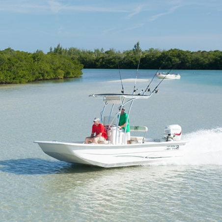 Außenborder-Konsolenboot - 19SWS - Sea Chaser - mit Mittelkonsole / Sportfischer / T-Top