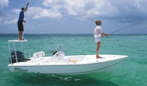 Flat-Boat / Außenborder - 180FS - Sea Chaser - mit Mittelkonsole / Sportfischer