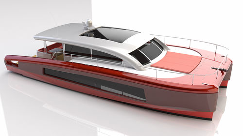 Express-Cruiser / Katamaran - 50 - ERYD YACHTS - Innenborder / zweimotorig / Hardtop