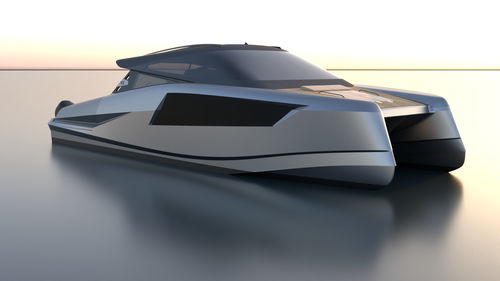Express-Cruiser / Katamaran - GARI 45 - ERYD YACHTS - Innenborder / Außenborder / zweimotorig