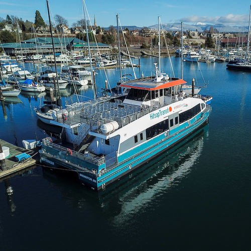 Passagierboot Berufsschiff - M/V Waterman - All American Marine - Katamaran / Diesel/Elektro-Hybrid / Aluminium