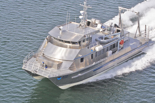 Schiff für die ozeanographische Forschung / Katamaran - R/V Manta - All American Marine - Aluminium