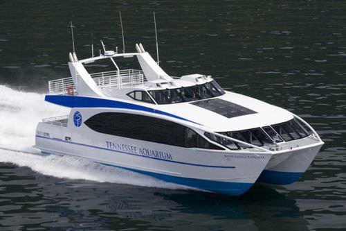 Passagierboot Berufsschiff - River Gorge Explorer  - All American Marine - Katamaran / Innenborder / Aluminium