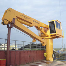 Kran für Schiffe - KB - Appleton Marine Inc - Deck / mit Gelenkausleger