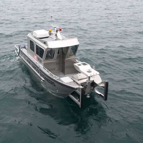 Boot für hydrographische Studien Berufsschiff - 2409-CTC | LabCat - Armstrong Marine - Katamaran / Außenborder / Aluminium