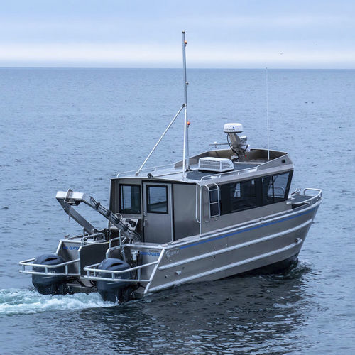 Boot für hydrographische Studien Berufsschiff - 3011-CTC | LabCat - Armstrong Marine - Katamaran / Außenborder / Aluminium