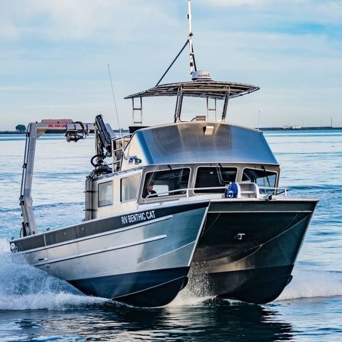 Boot für hydrographische Studien Berufsschiff - 4216-CTC | LabCat - Armstrong Marine - Katamaran / Innenborder / Aluminium