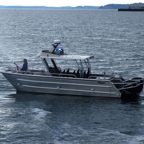 Feuerlöschboot - 3011-CTC - Armstrong Marine - Katamaran / Außenborder / Aluminium