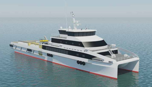 Offshore-Service-Schiff / Crew-Transfer - EXPRESS 57 - Austal USA - Katamaran / Hochgeschwindigkeit