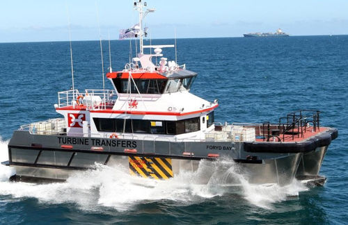Crewboot-Berufsschiff - EXPRESS 21 - Austal USA - Serviceboot für Windpark / Katamaran / Innenborder