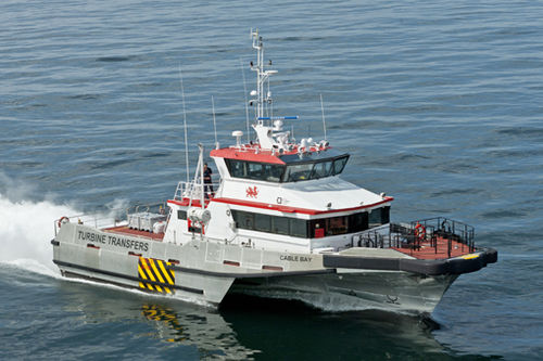 Offshore-Service-Schiff / Crew-Transfer - EXPRESS TRI SWATH 27 - Austal USA - für Windpark