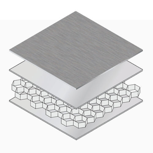 Sandwichplatte für Schiffszwischenwände - AYRLITE® 2034 - Ayres Composite Panels - Aluminium-Wabenstruktur / Edelstahl