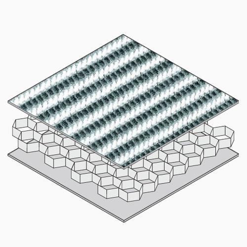 Sandwichplatte für Schiffszwischenwände - SONIUM® CORR - Ayres Composite Panels - Aluminium-Wabenstruktur / Aluminium