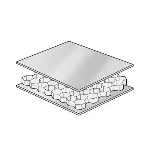 Sandwichplatte für Schiffszwischenwände - AYRLITE 2023® - Ayres Composite Panels - Wabenstruktur / Aluminium