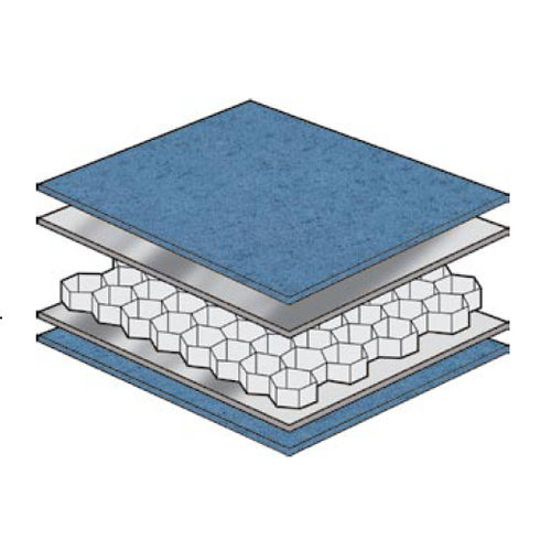 Sandwichplatte für Schiffszwischenwände - AYRLITE® 2054 - Ayres Composite Panels - Wabenstruktur / Aluminium