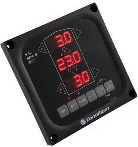 Geschwindigkeitsmesser für Schiffe - SAL T2E - Consilium Marine & Safety - digital / zweiachsig