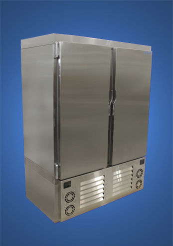 Kombinierter Kühl- und Gefrierschrank für Boot - R20F20-2M-ADS-MLR / R20F20-2M-SN-MLR - Cospolich Refrigerator Co - freistehend / Frontlader / Edelstahl