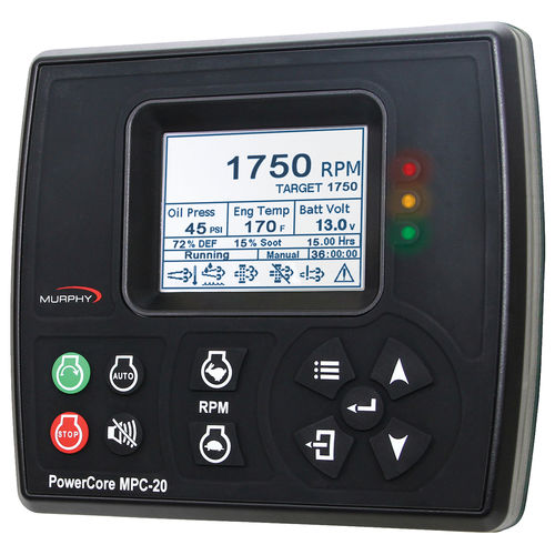 Bedienfeld für Boot - PowerCore® MPC-20 - FW Murphy - für Motoren / mit Alarm