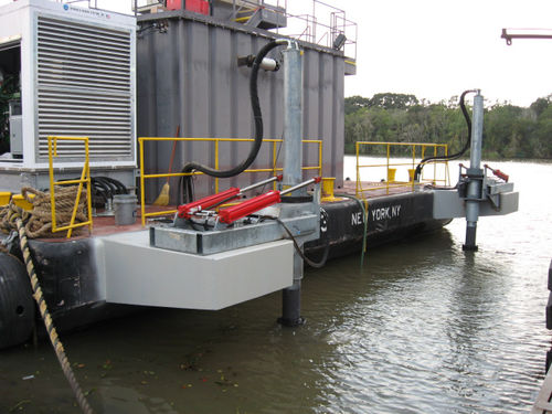 Antriebssystem für Frachtkahn - Outboard - Hydraulic Marine Systems, Inc. - für Deckmontage / mit Hydraulikmotor