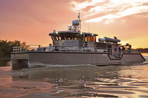 Patrouillenboot Berufsschiff - 75 ENDURANCE DSV - Metal Shark Aluminum Boats - Katamaran / Inboard-Hydrojet / Diesel