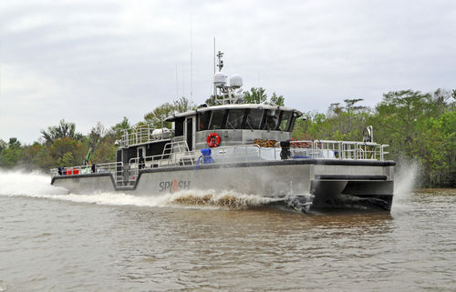 Taucherbasis-Spezialschiff - 90 ENDURANCE DSV - Metal Shark Aluminum Boats - Katamaran / Aluminium / Aluminiumlegierung