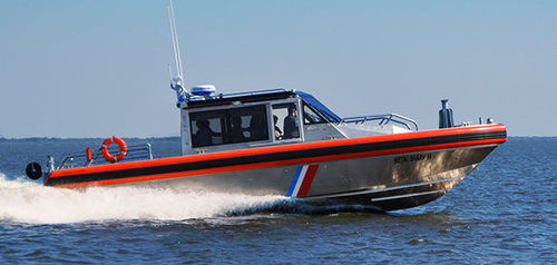 Patrouillenboot - 38 DEFIANT - Metal Shark Aluminum Boats - Inboard-Hydrojet / Diesel / Aluminium