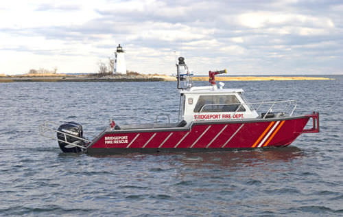 Feuerlöschboot-Berufsschiff - Firebrand 28/30 - Metalcraft Marine Inc - Außenborder / Aluminium