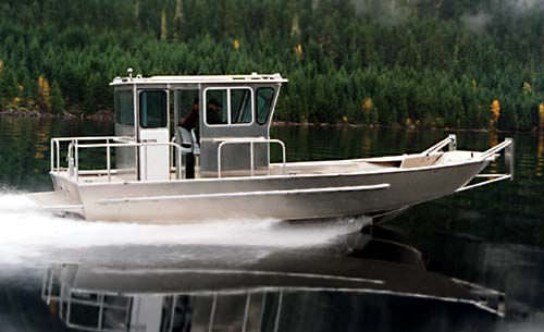 Landungsboot-Berufsschiff - Bullnose 24 SV - Metalcraft Marine Inc - Inboard-Hydrojet / Aluminium