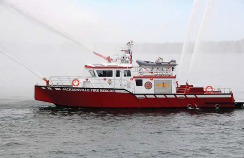 Feuerlöschboot-Berufsschiff - FireStorm 70 - Metalcraft Marine Inc - Inboard-Hydrojet / Aluminium