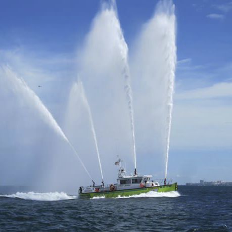 Feuerlöschboot-Berufsschiff - FireStorm 50 - Metalcraft Marine Inc - Inboard-Hydrojet / Aluminium