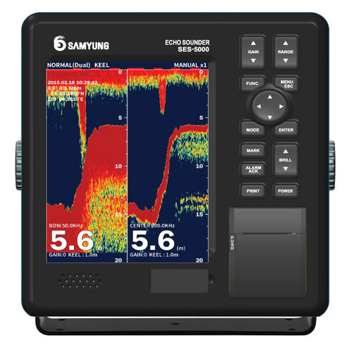 Echolot für Boot - SES-5000 - Navis USA LLC - mit LCD-Display