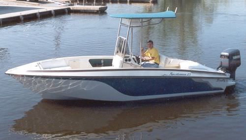 Außenborder-Konsolenboot - Sportsman23 - Scully's Aluminum Boats - Aluminium / T-Top