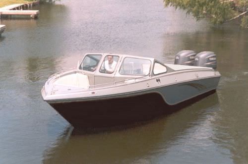 Außenborder-Runabout - Sportsman28 - Scully's Aluminum Boats - zweimotorig / Bowrider