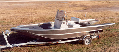 Bass-Boat / Außenborder - 1760V7-CC - Scully's Aluminum Boats - mit Mittelkonsole / Sportfischer