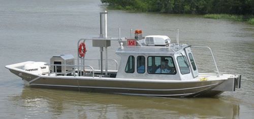 Boot für hydrographische Studien Berufsschiff - 2684DVWB2 - Scully's Aluminum Boats - Innenborder / Aluminium