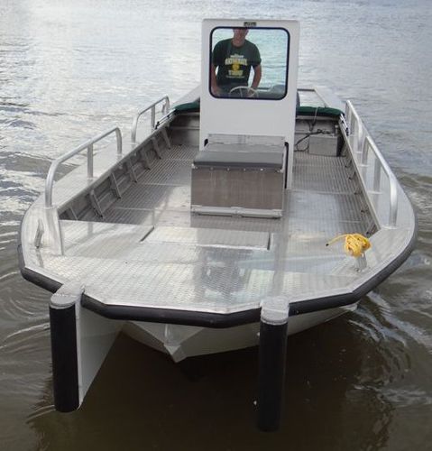 Arbeitsboot Berufsschiff - 2496DVWB - Scully's Aluminum Boats - Außenborder / Aluminium