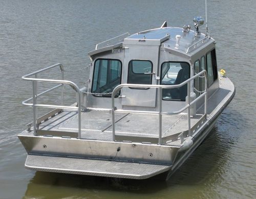 Arbeitsboot Berufsschiff - 2484DVWB2-W - Scully's Aluminum Boats - Innenborder / Aluminium