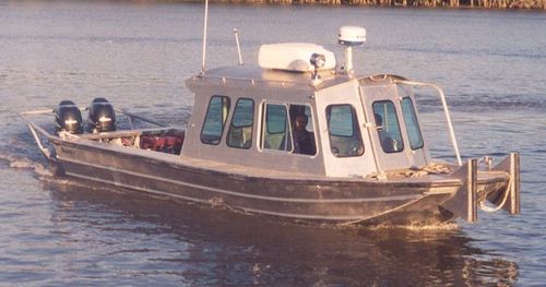 Arbeitsboot Berufsschiff - 2484VWB - Scully's Aluminum Boats - Außenborder / Aluminium