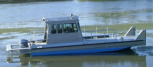 Arbeitsfrachtkahn-Berufsschiff - 3010BV - Scully's Aluminum Boats - Außenborder / Aluminium