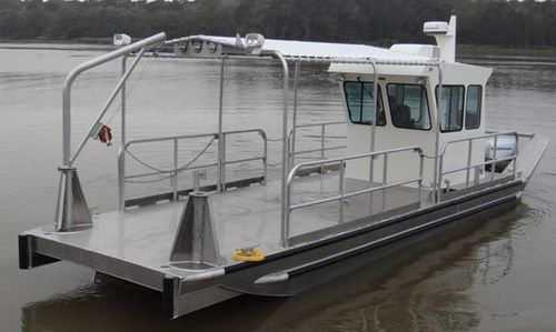 Arbeitsfrachtkahn-Berufsschiff - 3010BF - Scully's Aluminum Boats - Außenborder / Aluminium