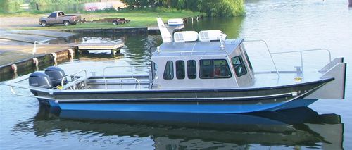 Arbeitsboot Berufsschiff - 3612DVWB - Scully's Aluminum Boats - Außenborder / Aluminium