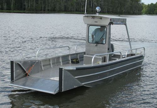 Landungsboot-Berufsschiff - 2284LC - Scully's Aluminum Boats - Innenborder / Aluminium