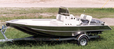 Bay-Boat / Außenborder - 1872-CC - Scully's Aluminum Boats - mit Mittelkonsole / Sportfischer / Aluminium