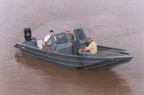 Außenborder-Konsolenboot - 2072v innovator2 big - Scully's Aluminum Boats - mit Doppelkonsole / Aluminium