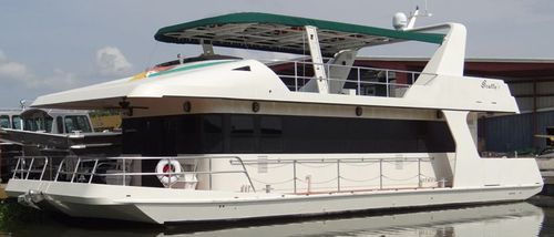 Motoryacht für Kreuzfahrten - 6022 - Scully's Aluminum Boats - mit Steuerhaus