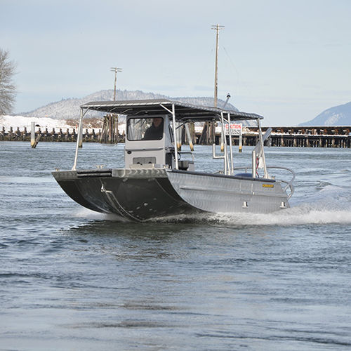 Nutzfahrzeug Berufsschiff - CATHEDRAL 23' - Workskiff Inc - Außenborder / Aluminium / Jon Boat