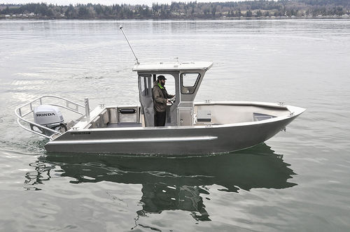 Nutzfahrzeug Berufsschiff - 23' M - Workskiff Inc - Außenborder / Aluminium